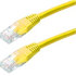 XtendLan patch kábel Cat5E, UTP - 0,5m, žltý (predaj po 10 ks)