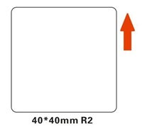 Niimbot štítky R 40x40mm 180ks White pro B21, B21S, B3S, B1