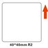 Niimbot štítky R 40x40mm 180ks White pro B21, B21S, B3S, B1