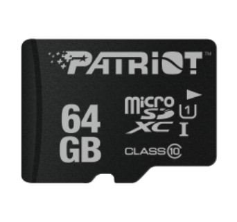 Patriot/micro SDXC/64GB/UHS-I U1 / Class 10