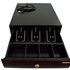 Pokladničná zásuvka Virtuos micro EK-300C, 9V-24V, s káblom 24V, viazač 3/4, čierna