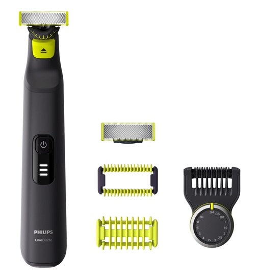 Philips OneBlade Pro 360 QP6541/15 na tvář a tělo, voděodolný, rychlé nabití, ocelové čepele