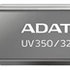 ADATA UV350/32GB/USB 3.1/USB-A/Strieborná