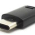 Adaptér Samsung EE-GN930, USB-C / micro USB, čierny, (voľne ložený)