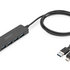 PREMIUMCORD USB 3.0 Hub 4-port, Slimline s USB-C adaptérem, 5 Gb/s, 1,2 m kabel

Rozšiřuje váš notebook o připojení USB-C nebo US