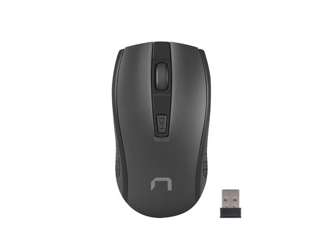 Bluetooth optická myš Natec optická myš JAY 2/1600 DPI/Kancelárska/Optická/1 600 DPI/Bezdrôtová USB/Čierna