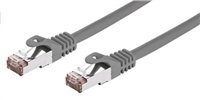 C-TECH kabel patchcord Cat6, FTP, šedý, 15m