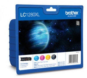 BROTHER LC-1280XLVALBP (inkoust multipack-černá+tři barvy)
