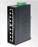 Planet switch ISW-801T, 8x 10/100, DIN,IP30, rozšířený teplotní rozsah -40~75 st.C