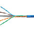SCHRACK Kabel U/UTP Cat.6 4x2xAWG24 300 MHz, PVC modrý, Eca, 305m