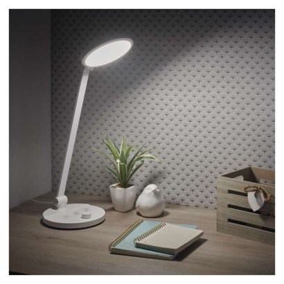 EMOS LED stolná lampa CHARLES, biela