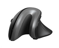 Bluetooth optická myš TRUST VERRO/Vertikálna/Optická/Pre pravákov/1 600 DPI/Bezdrôtová USB/Čierna