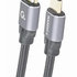 GEMBIRD CABLEXPERT HDMI kábel 2.0, 1m, opletené, čierne, blister