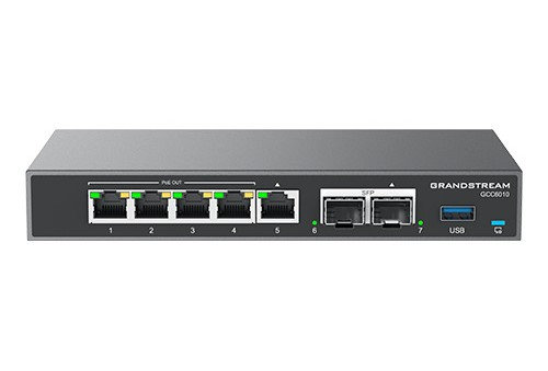 Grandstream GCC6010 all-in-one riešenie (VPN router, NGFW, PoE switch a IP PBX)