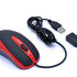 Optická myš EXACTGAME AMEI AM-M801/Kancelářská/Optická/Drátová USB/Černá-červená