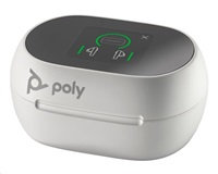 HP Poly Voyager Free 60+ MS Teams bluetooth headset, BT700 USB-C adaptér, dotykové nabíjecí pouzdro, bílá