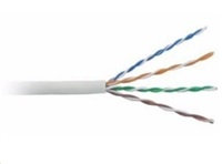 LYNX CS UTP kabel LYNX, Cat5E, drát, PVC, Dca, šedý, 305m