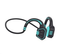 Bluetooth slúchadlá EVOLVEO bezdrátová  BoneSwim MP3 16GB, na lícní kosti, modrá