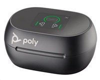 HP Poly Voyager Free 60+ bluetooth headset, BT700 USB-A adaptér, dotykové nabíjecí pouzdro, černá