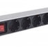 Intellinet 19" 1U Rackmount 8-Way Power Strip - nemecký typ, distribučný panel, 8x DE zásuvka, 3m kábel