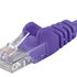PREMIUMCORD Patch kabel UTP RJ45-RJ45 level 5e 1m fialová