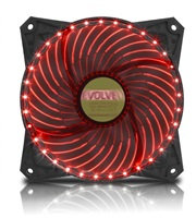 EVOLVEO ventilátor 120mm, LED 33 bodov, červený