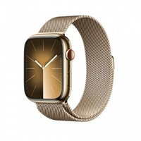 APPLE Watch Series 9 GPS + Cellular 45mm Gold Stainless Steel Case with Gold Milanese Loop