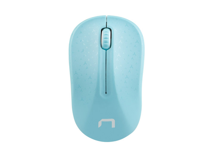 Bluetooth optická myš Natec optická myš TOUCAN/1600 DPI/Cestovná/Optická/1 600 DPI/Bezdrôtová USB/Biela-modrá