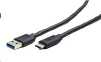 GEMBIRD Kabel CABLEXPERT USB 3.0 AM na Type-C kabel (AM/CM), 1,8m, černý