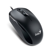 Optická myš Myš GENIUS DX-110, drôtová, 1000 dpi, PS/2, čierna