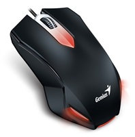 Optická myš GENIUS myš X-G200 herná/ drôtová/ 1000 dpi/ USB/ čierna