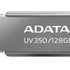 ADATA UV350/128GB/USB 3.2/USB-A/Strieborná