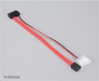 AKASA SATA kábel pre tenké optické mechaniky, pre systémy mini-ITX, 20 cm