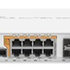 MikroTik Cloud Router Switch CRS112-8P-4S-IN, 400MHz CPU, 128MB RAM, 8xLAN, PoE max. 67W, 4xSFP slot, vrátane. Licencia