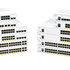 Prepínač Cisco CBS250-24P-4G, 24xGbE RJ45, 4xSFP, bez ventilátora, PoE+, 195W