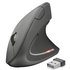 Bluetooth optická myš TRUST Verto/Vertikálna/Optická/Pre pravákov/1 600 DPI/Bezdrôtová USB/Čierna