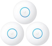 UBIQUITI UBNT UniFi AP nanoHD, 3-PACK, bez PoE! [Inside AP, 2.4+5GHz (300Mbps+1733Mbps), MU-MIMO, 802.11a/b/g/n]