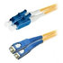 OEM Duplexní patch kabel SM 9/125, OS2, LC-SC, LS0H, 1m