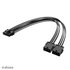 AKASA PCIe 12-pinový kábel na duálny 8-pinový kábel