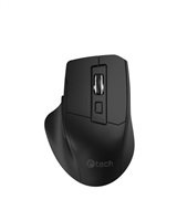 Bluetooth optická myš C-TECH Ergo WLM-05/Ergonomická/Optická/Bezdrôtová USB/Čierna
