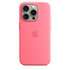 APPLE iPhone 15 Pre Silicone Case with MS - Pink