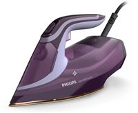 Philips Azur 8000 Series DST8021/30 napařovací žehlička, 3000 W, rychlé nahřátí, automatické vypnutí, fialová