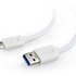 GEMBIRD CABLEXPERT USB 3.0 Kábel AM na typ C (AM/CM), 1,8 m, biely
