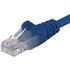 PremiumCord Patch kabel UTP RJ45-RJ45 CAT6 0.25m modrá