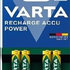 VARTA nabíjateľné batérie 800mAh 4ks AAA