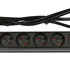 19" rozvodný panel LEXI-Net 8x230V, ČSN, vypínač, indikátor napětí, kabel 1,8m, 1U, přívodní kabel do UPS (IEC320 C14)