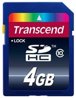 TRANSCEND SDHC Premium 4GB, trieda 10