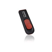 64GB USB ADATA C008 čierno/červená (potlač)