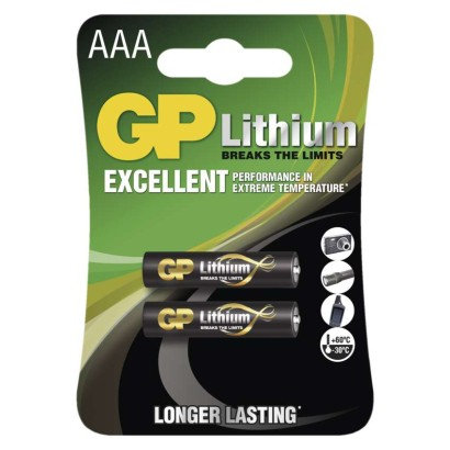 GP BATERIE Lithiová baterie GP AAA - 2ks