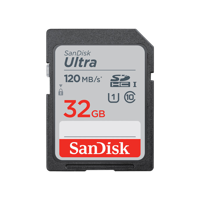 SanDisk Ultra/SDHC/32GB/UHS-I U1 / Class 10/Čierna